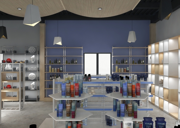 Thiết kế shop sữa chị Giàu - quận 12